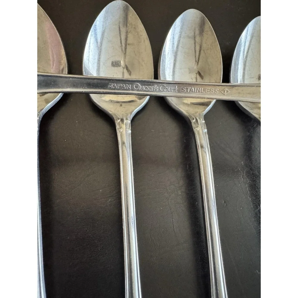 Queens‎ Court Japan Stainless ICED TEASPOON LOT OF 5